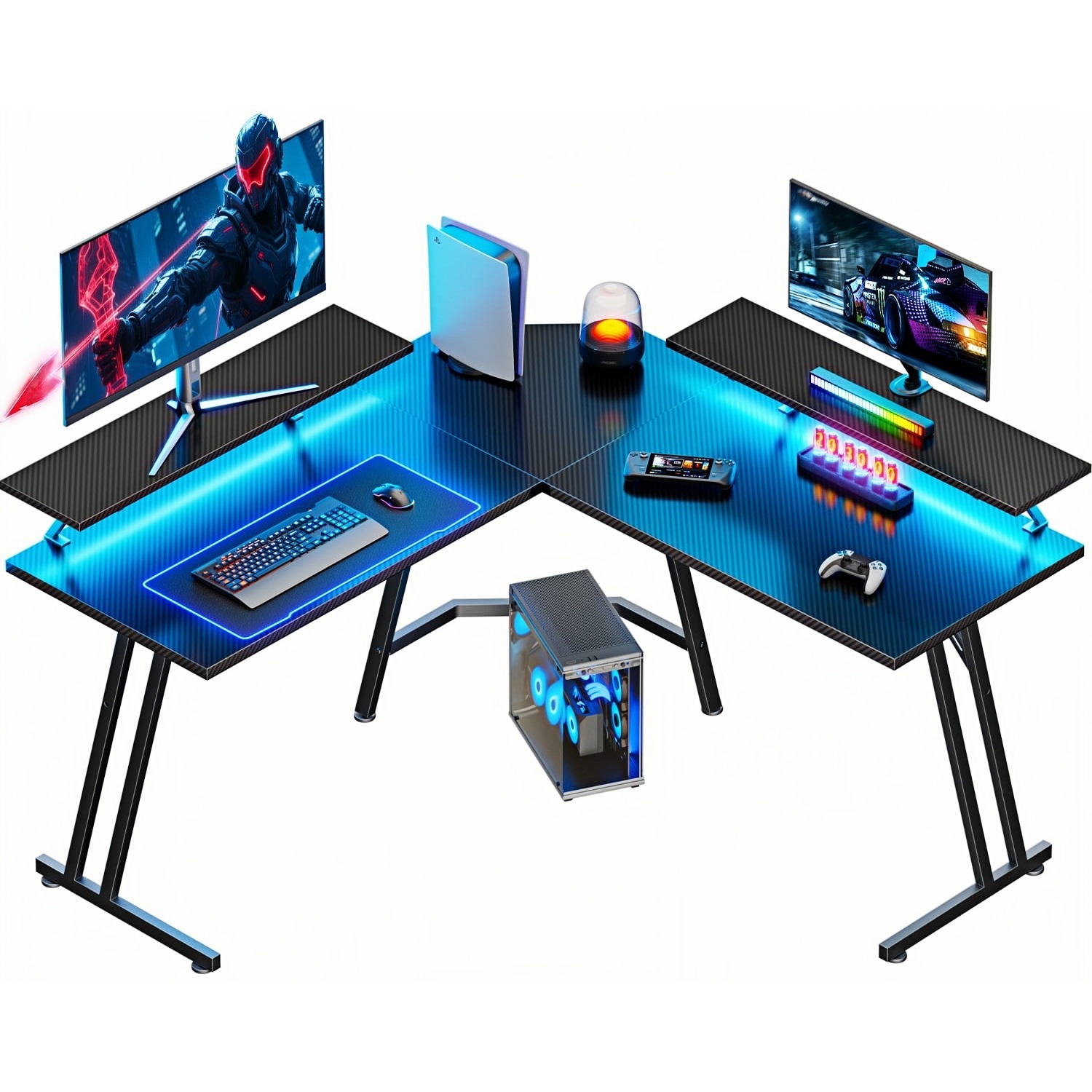 Pc Gaming Center - Biurko gamingowe w kształcie litery L