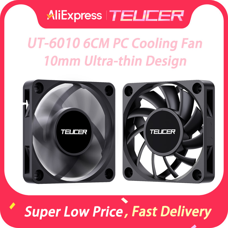 Pc Gaming Lounge - TEUCER UT-6010 6cm Ultra Cienki Wentylator