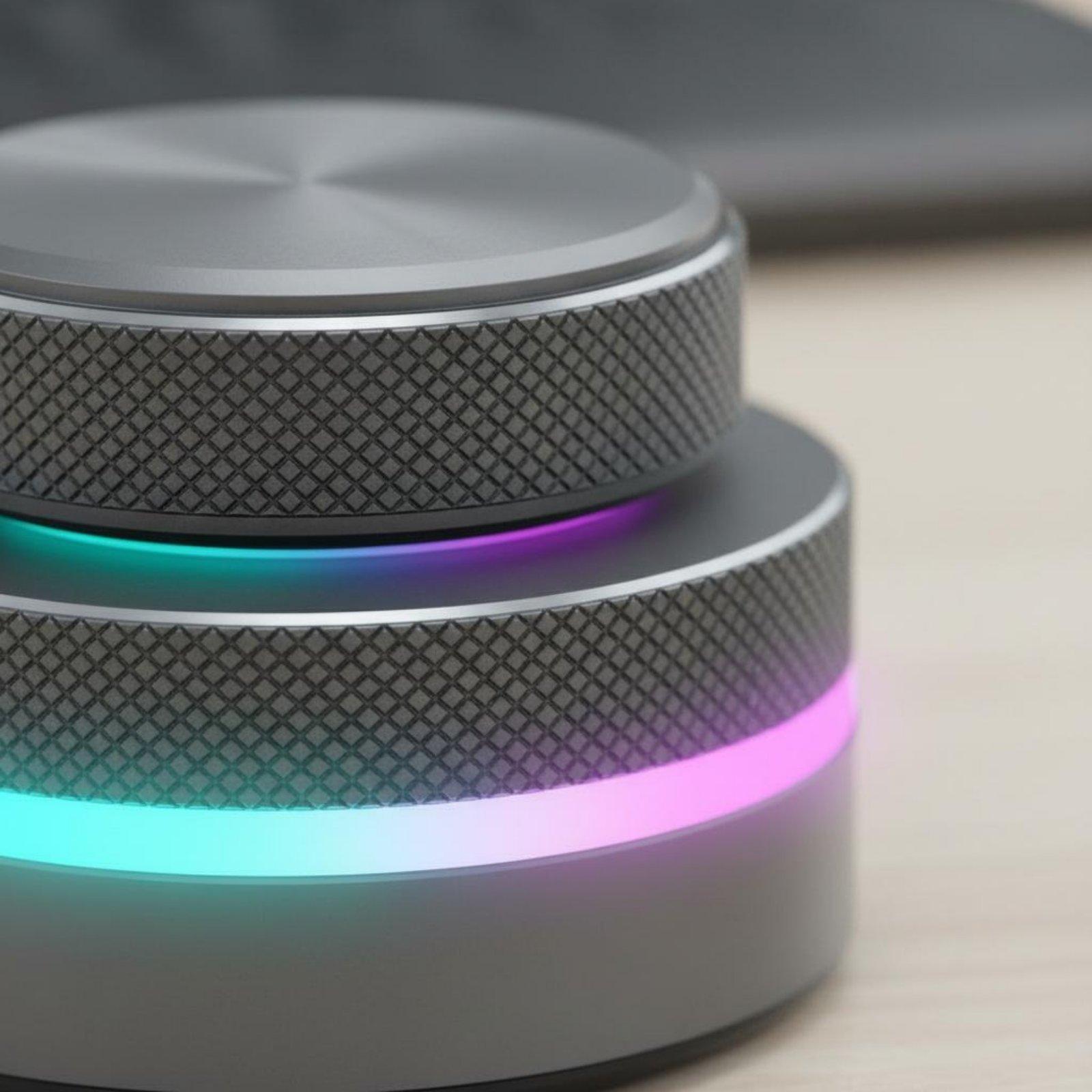 Pc Gaming Setup - Aluminiowy pokrętło głośności Bluetooth RGB, obrotowy