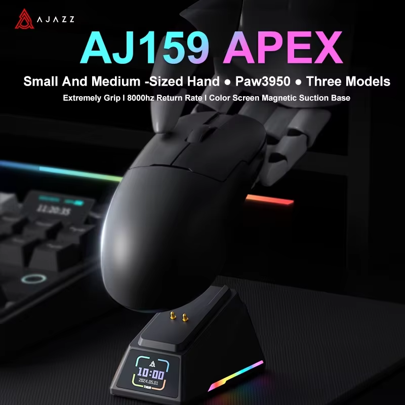 Pc Gaming Gta 6 - AJAZZ AJ159 APEX Mysz Bezprzewodowa Tri