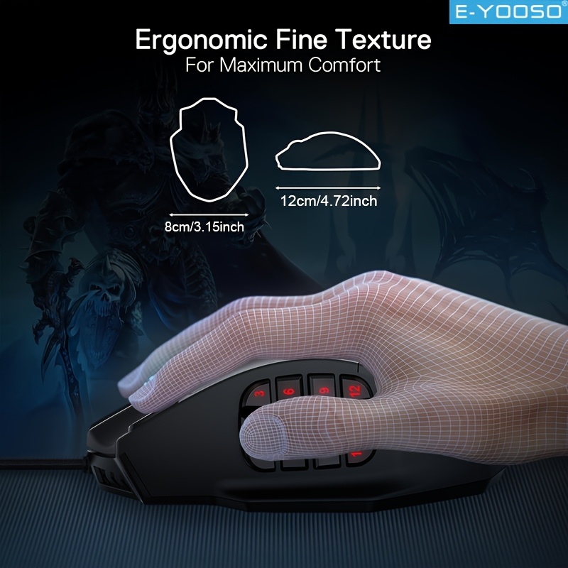E-YOOSO RGB Przewodowa Mysz Ga – Pc Gaming Editing recenzja i cena
