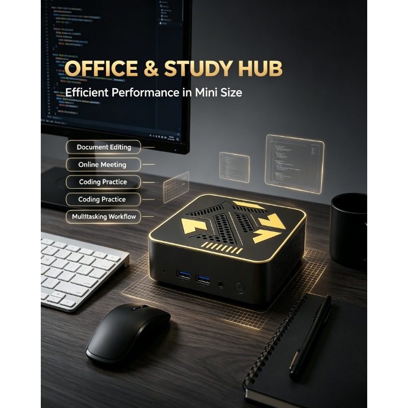 Mini PC Intel Core I9 10980HK  – Pc Gaming Editing recenzja i cena