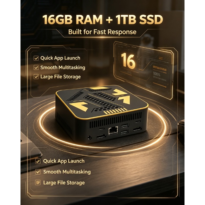 Mini PC Intel Core I9 10980HK  – Pc Gaming Editing recenzja i cena