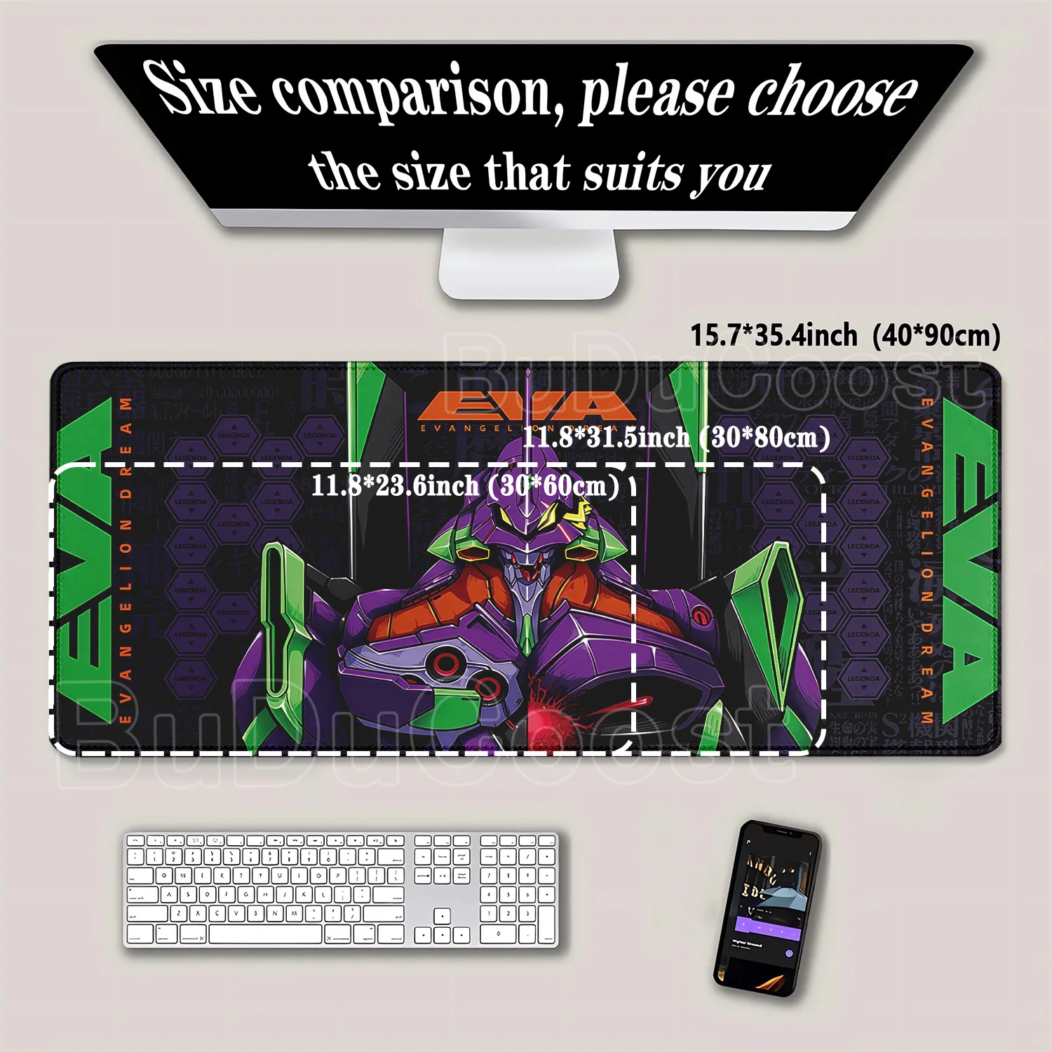 Podkładka pod mysz Evangelion  – Pc Gaming Evangelion recenzja i cena