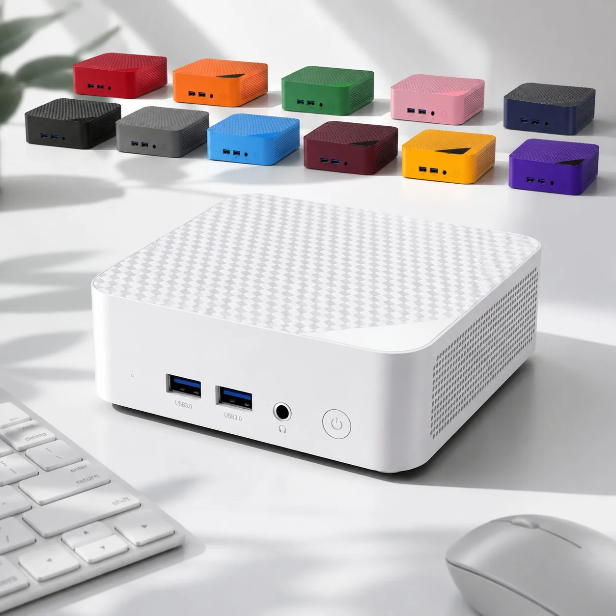 Szary Przenośny Mini PC Intel  – Pc Gaming Editing recenzja i cena