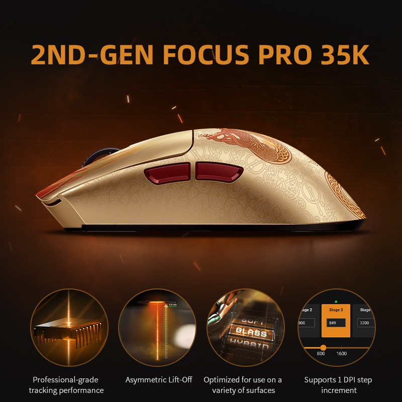 Bezprzewodowa mysz do gier e-s – Pc Gaming Editing recenzja i cena